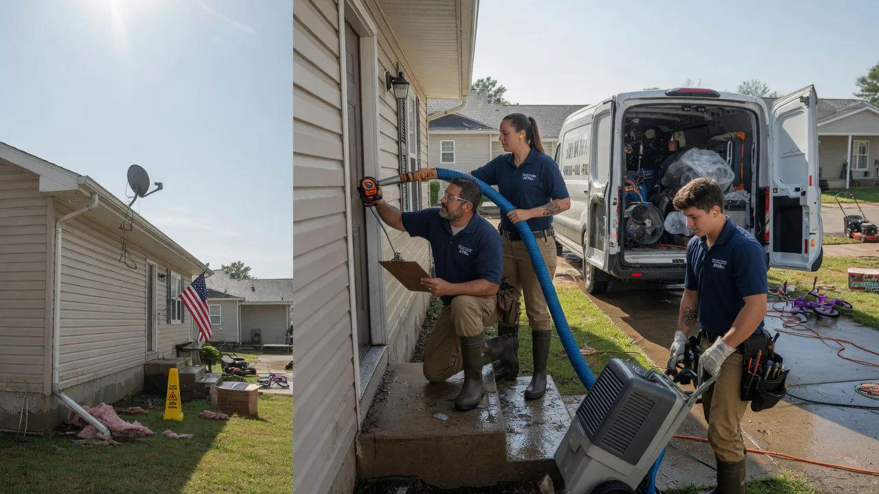 Ceiling Water Damage Restoration in New Era, MI near me